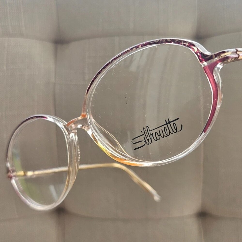 Silhouette Women Glasses Frame SPX M1911 Purple/Clear EyeglassesMade in Austria